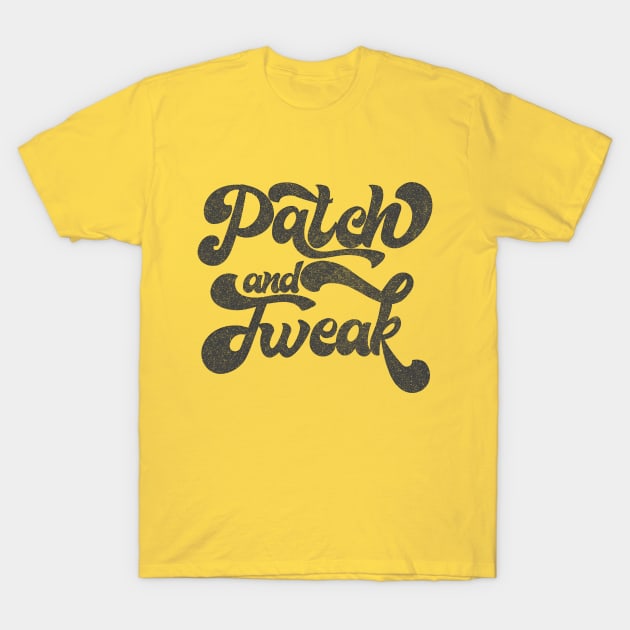 Patch And Tweak - Modular/Analog Synth Lover Design #2 T-Shirt by DankFutura